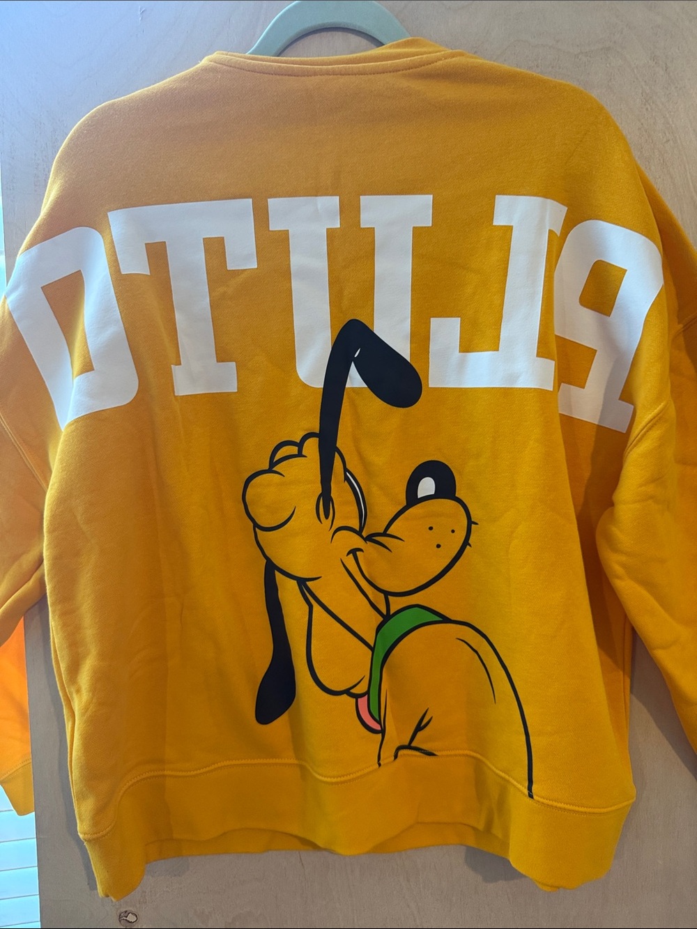 Yellow Pluto Graphic Sweatshirt - Picture 2 of 2